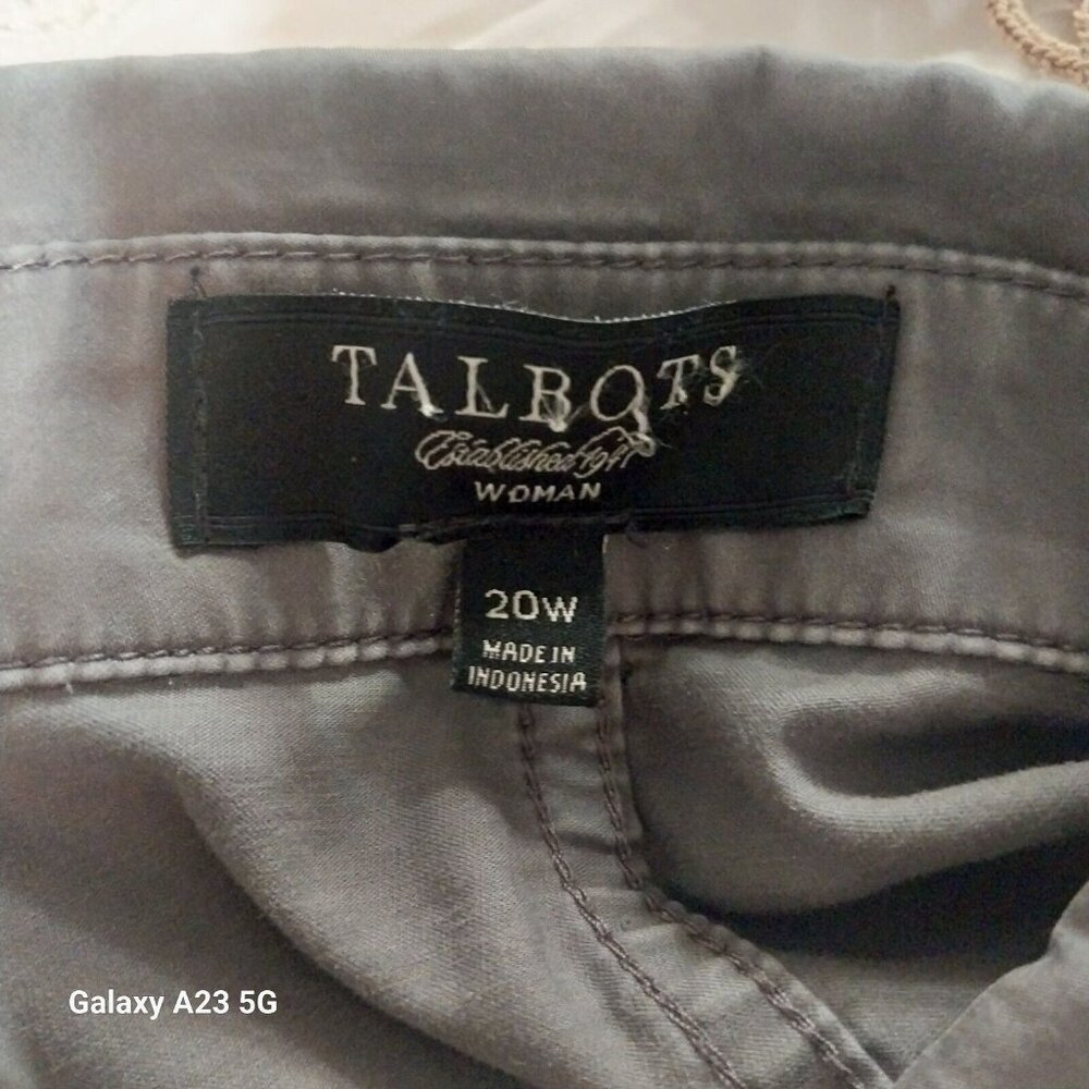 Talbots Womens Gray Button-Up Jacket Size 20w Cla… - image 4